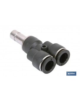 UNION EN Y CON ESPIGA LISA...