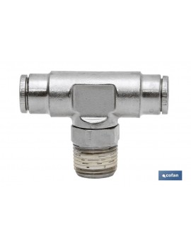 CONEXIÓN T TUBO 8mm. MACHO...