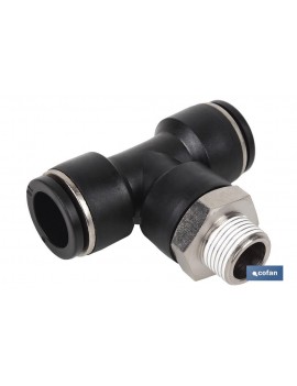 RACOR ROSCADO PLASTICO T,...