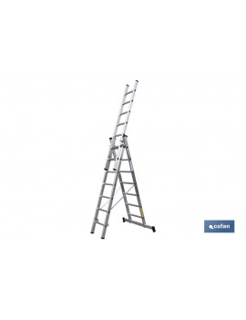 ESCALERA ALUM. TRIPLE 11...