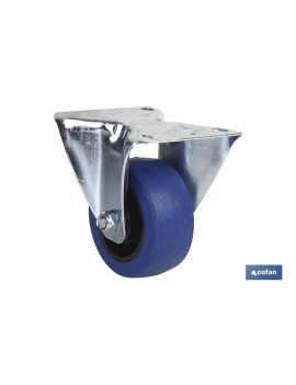 RUEDA GOMA AZUL FIJA...