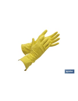 GUANTE LATEX AMARILLO...