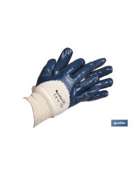 GUANTES NITRILO AZUL T-8...
