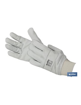 GUANTE AJUSTABLE PIEL FLOR...