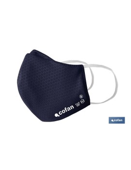 MASCARILLA TEXTIL AZUL...