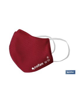 MASCARILLA TEXTIL ROJA...