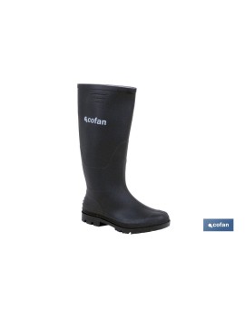 BOTA ALTA DE AGUA PVC NEGRA...