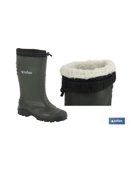 BOTA AGUA FORRO POLAR...