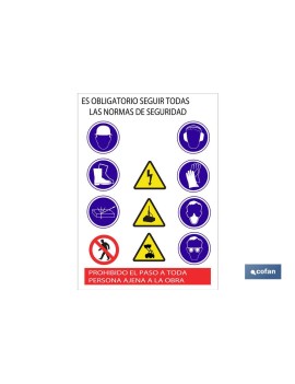 CARTEL DE OBRA EN GLASSPACK...