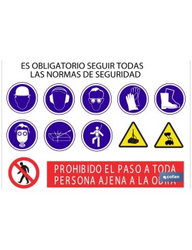 CARTEL DE OBRA EN GLASSPACK...