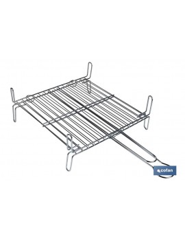 PARRILLA DOBLE CROMADA 350...