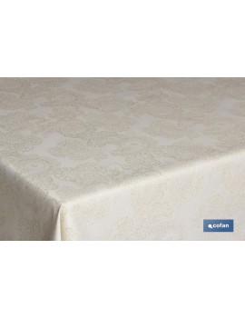 MANTEL JACQUARD LINO ORO...