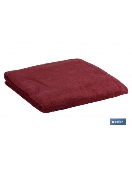 TOALLA TOCADOR BURDEOS...