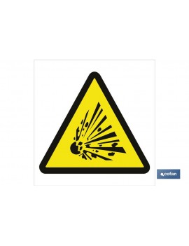 SEÑAL ADHESIVA 105X105 MM...