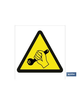 SEÑAL ADHESIVO 105X105MM....