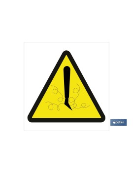 SEÑAL ADHESIVA 210X210...