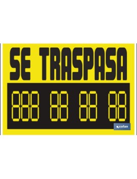 SEÑAL POLIESTIRENO...