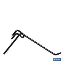 GANCHO SENCILLO AZUL 12 CMS...