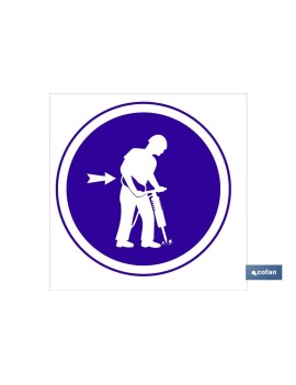 SEÑAL ADHESIVA 105X105...