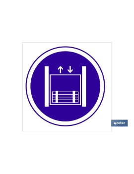 SEÑAL ADHESIVA 105X105...