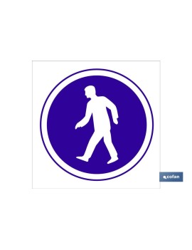 SEÑAL ADHESIVA 148X148...