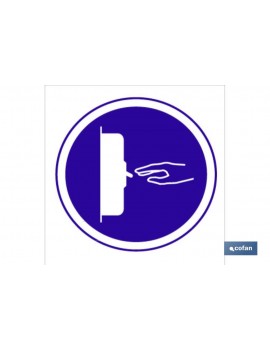 SEÑAL ADHESIVA 148X148...