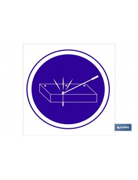 SEÑAL ADHESIVA 105X105...