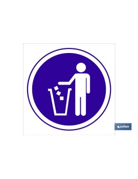 SEÑAL ADHESIVA 148X148...