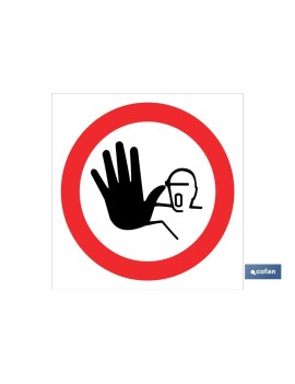 SEÑAL ADHESIVA 210X210MM...