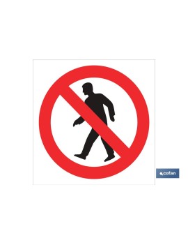 SEÑAL ADHESIVO 105X105MM...