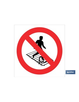 SEÑAL ADHESIVO 105X105MM...