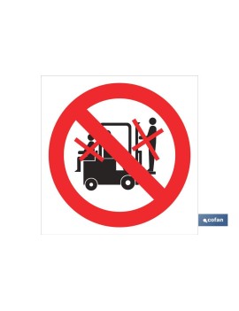 SEÑAL ADHESIVA 105X105MM...