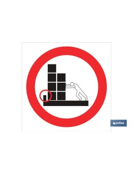 SEÑAL ADHESIVA 148X148MM...