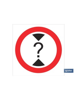 SEÑAL ADHESIVA 210X210MM...