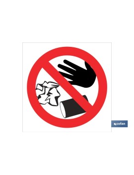 SEÑAL ADHESIVA 210X210MM...