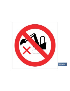 SEÑAL ADHESIVA 148X148...