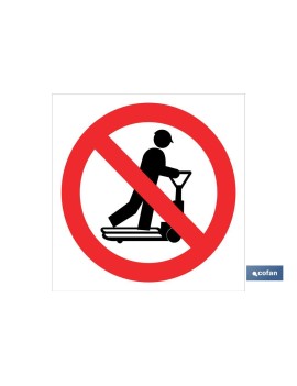 SEÑAL ADHESIVA 148X148MM...