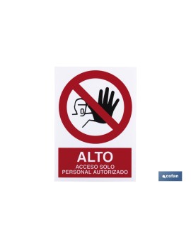 SEÑAL ADHESIVA 148X105MM...