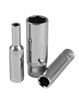 VASO HEX. 1/4" 50mm. LARGO,...