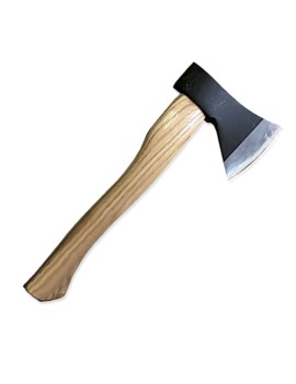 HACHA CON MANGO DE MADERA...