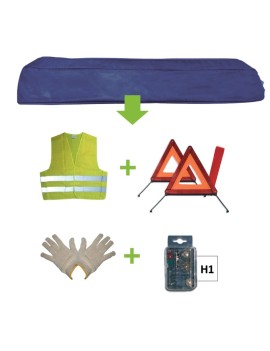 KIT EMERGENCIA BOLSA AZUL +...