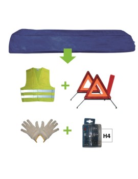 KIT EMERGENCIA BOLSA AZUL +...