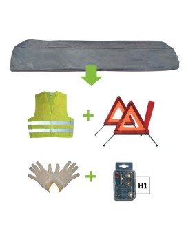 KIT EMERGENCIA BOLSA GRIS +...