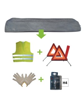 KIT EMERGENCIA BOLSA GRIS +...