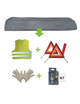 KIT EMERGENCIA BOLSA GRIS +...