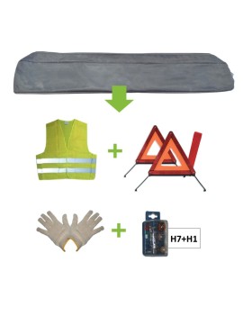 KIT EMERGENCIA BOLSA GRIS +...