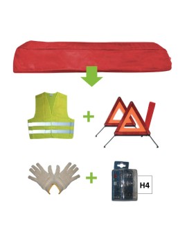 KIT EMERGENCIA BOLSA ROJA +...