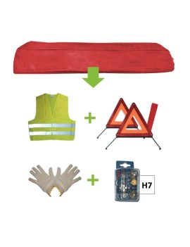 KIT EMERGENCIA BOLSA ROJA +...