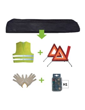 KIT EMERGENCIA BOLSA NEGRA...