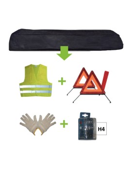 KIT EMERGENCIA BOLSA NEGRA...